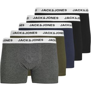 Jack & Jones Trunk "JACBASIC WHITE WB TRUNKS 5 PACK NOOS", (Packung, 5 St.)