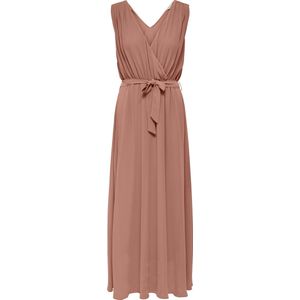 ONLY - ONLSOFIA SL WRAP DRESS - Jurk - Maxi Lengte - V-hals - Regular Fit