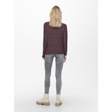Pullover - O-hals - Lange Mouwen - Geribde Mouwuiteinden - Regular Fit