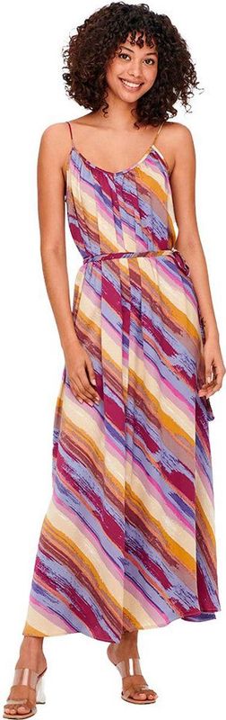 Jurk - Maxi Silhouet - Losse Fit - O Nek - 100% Polyester