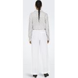 Only Broek Onltokyo Hw Linen Blend St Pant Pnt 15259590 Bright White Dames