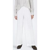 Only Broek Onltokyo Hw Linen Blend St Pant Pnt 15259590 Bright White Dames