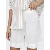Broek - ONLTokyo - Effen - Linnen - High Waist - Loosefit - Kort