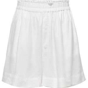 Broek - ONLTokyo - Effen - Linnen - High Waist - Loosefit - Kort