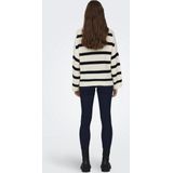 JDY - JDYJUSTY - Gebreid Vest - Crème - V-hals - Lange Mouw