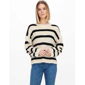 JDY - Gebreide Pullover - Groen - O-hals - Lange Mouwen