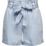 ONLY - ONLBEA SMILLA HW PB - Jeansshorts - Lichtblauw - Denim