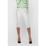 Only Jeans Onlrain Life Reg Sk Knickers Dnm No 15136463 White Dames