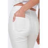 Only Jeans Onlrain Life Reg Sk Knickers Dnm No 15136463 White Dames