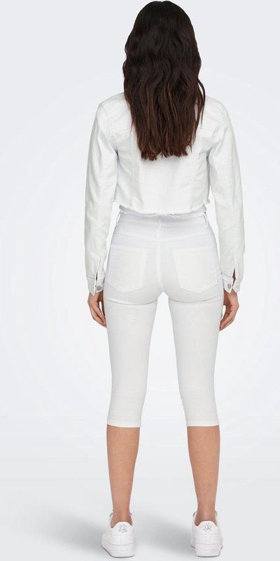 Only Jeans Onlrain Life Reg Sk Knickers Dnm No 15136463 White Dames
