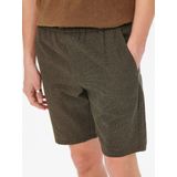Onslinus - Mid Waist Tapered Fit Shorts - Katoen - Knielengte - Zijzakken