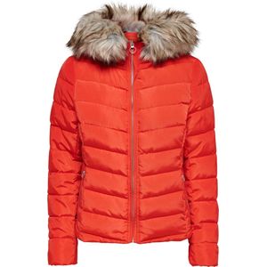 Only  ONLNEWELLAN QUILTED HOOD JACKET CC OTW  jassen  dames Rood