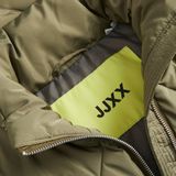 Jack & Jones - Jxfume - Gewatteerde Jas - Donker Olijfgroen - Materiaal: Polyester
