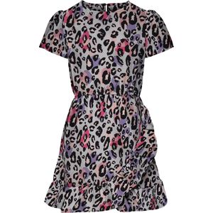 ONLY - Kogselma-Lulu S/S Fake Wrap Dress - Meisjes Jurk - Pink - Polyester