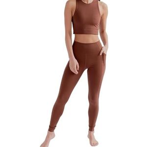 Girlfriend Collective Women's Sports Leggings Pocket High-Waist, Long Yoga Leggings with Pockets, for Fitness, Sport, Yoga