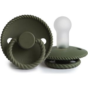 Frigg Speen Maat 1 Rope Olive Silicone