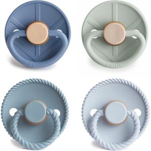 FRIGG Fopspenen - Skyline Serenity - 4 Stuks - Orthodontische Vorm