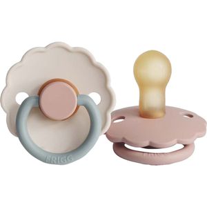 FRIGG - Daisy Fopspeen - Natuurrubber - Blush/Cotton Candy - 2-Pack