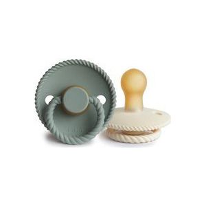 FRIGG - Rope - Fopspeen - Cream/Sage - Natuurrubber - BPA-vrij