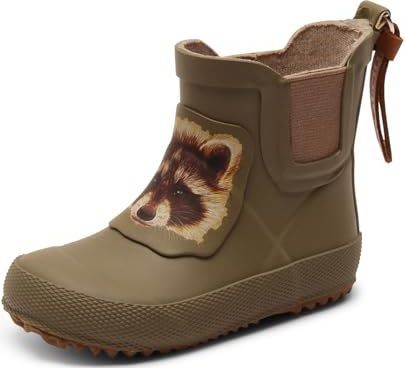 Regenlaars Bisgaard Kids Baby Rubber Green Racoon-Schoenmaat 20