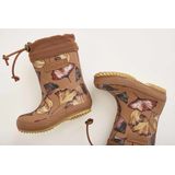 Bisgaard - Thermo Uniseks Kind - Regenlaarzen - Camel Flowers - Rubberen