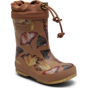 Bisgaard - Thermo Uniseks Kind - Regenlaarzen - Camel Flowers - Rubberen