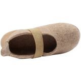 Bisgaard - Ballerina Instapschoen - Noga Goudkleur - Lamswol