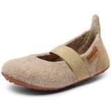 Bisgaard Hausschuh »bisgaard ballet wool«, Ballerina, Schlupfschuh mit praktischem Gummizug