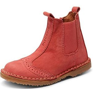 bisgaard Unisex Nori enkellaars voor kinderen, berry, 36 EU