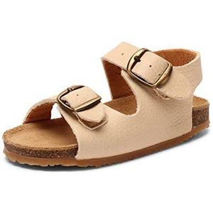 bisgaard Unisex Alfie sandalen voor kinderen, crème, 30 EU