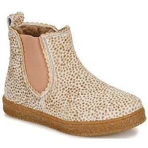 Bisgaard Siggi Lamb First Walker Shoe voor meisjes, Bruine vacht, 28 EU