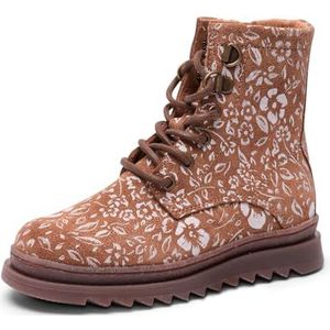 Bisgaard Naomi Fashion Boot voor jongens en meisjes, Brandy Flowers, 33 EU, Brandy Flowers, 33 EU