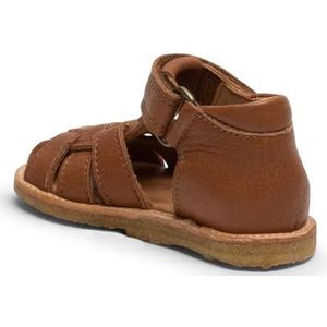 Bisgaard Uniseks Ami sandalen voor kinderen, cognac, 21 EU