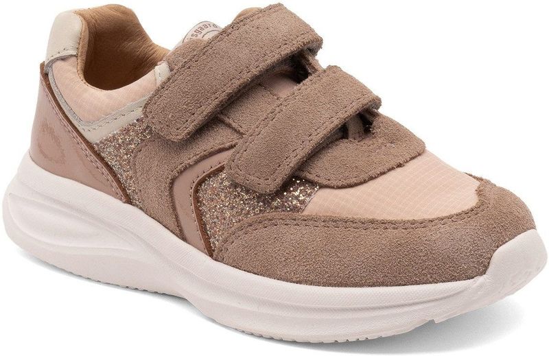 Bisgaard Yuki sneakers voor meisjes, Taupe Glitter, 26 EU