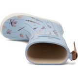 Bisgaard - Modieuze Regenlaarzen - Lavendel Bloemen - Uniseks - Kinderen