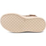 Bisgaard - Debbie - Sneaker - Zacht Leer - Glitterdetails - Platte Zool - Veters en Ritssluiting