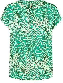 Soyaconcept, Dames, Blouses & Shirts, Groen, Maat: S Viscose,