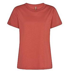 Soya Concept Soyaconcept SC-Derby 1 T-shirt voor dames, rood, XL, rood, XL, Rood