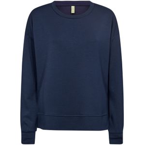 Sweater - Effen - Sweatstof - Losse Pasvorm - Lange Mouw