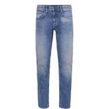 Jeans - Blauw - Met Riemlussen - Studs - Achterzakken - Steekzakken