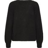 ICHI - Kamara - Gebreid Vest - Zwart