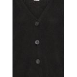 ICHI - Kamara - Gebreid Vest - Zwart