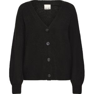 ICHI - Kamara - Gebreid Vest - Zwart