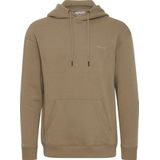 BLEND - NAFTALI - Sweatshirt - Donkerbeige - Gevoerde Capuchon