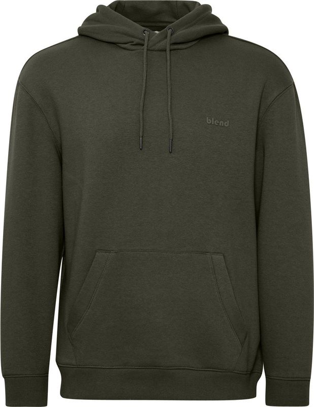 BLEND - Naftali - Sweatshirt - Donkergroen - Capuchon met Trekkoord
