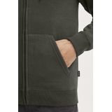 Sweater - Groen - Met Capuchon - Steekzakken - Ritssluiting