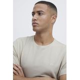 T-shirt - Oyster Gray - Zonder Sluiting - Korte Mouwen - Ronde Hals