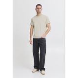 T-shirt - Oyster Gray - Zonder Sluiting - Korte Mouwen - Ronde Hals