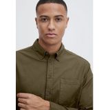 BLEND Overhemd 'Bugley'  olijfgroen