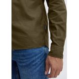 BLEND Overhemd 'Bugley'  olijfgroen